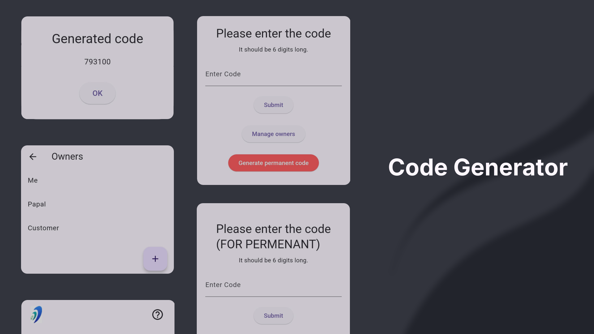 Code generator project