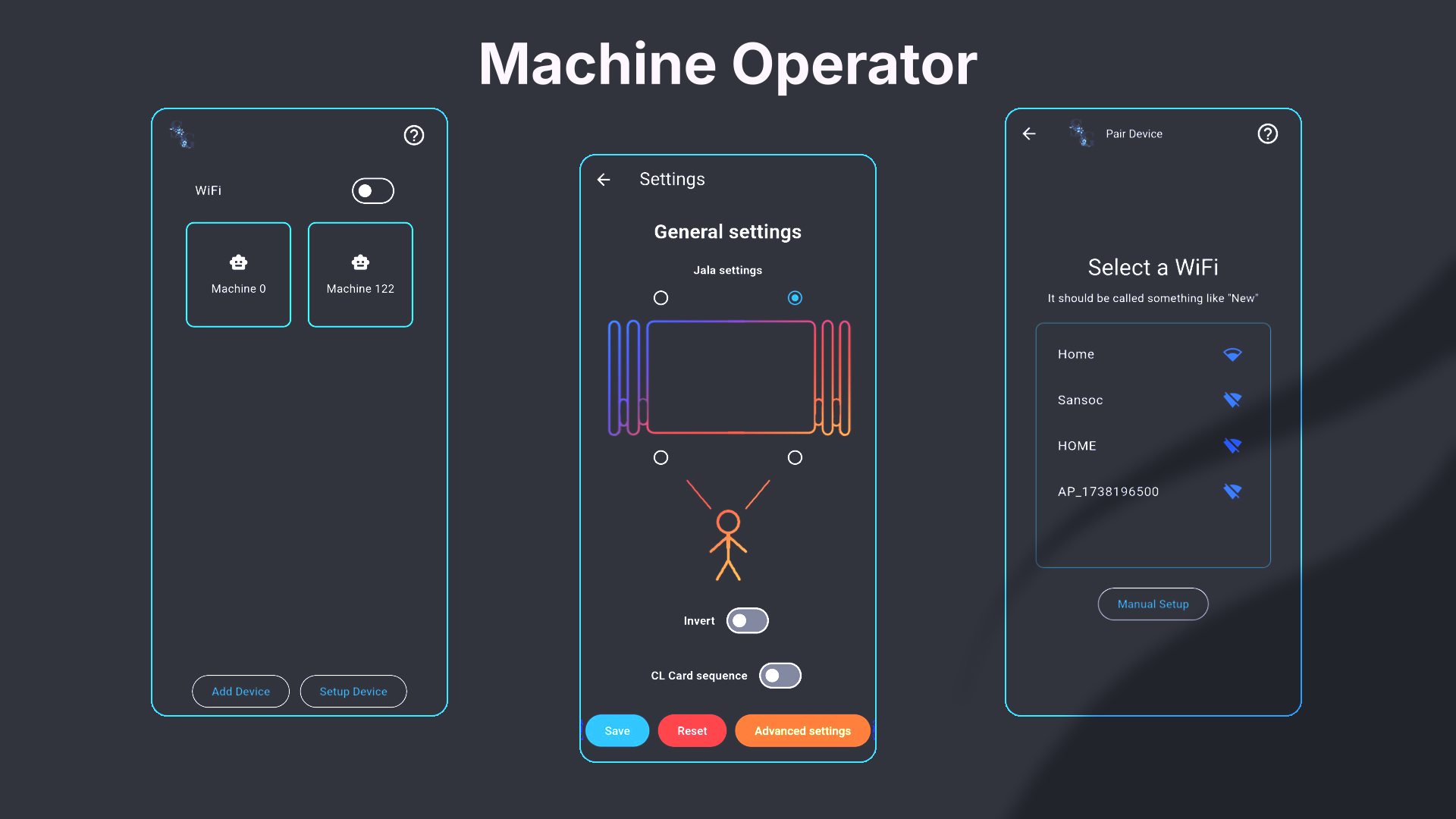 Machine operator project